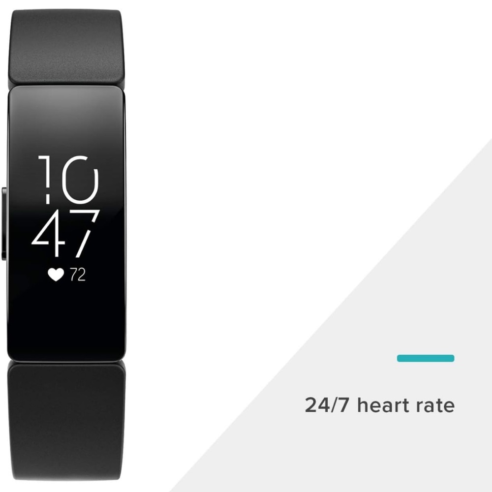 Fitbit Inspire HR Watch 🏊‍♀️🏃‍♀️🚴 in Black - Good condition